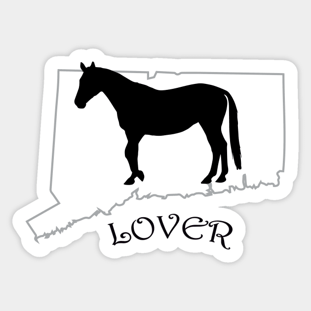 Connecticut Horse Lover Gifts Sticker by Prairie Ridge Designs